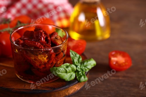 Preview: organic sundried tomatoes in olive oil appetizer