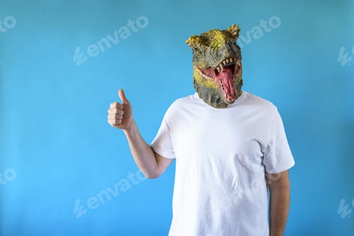 Preview: dinosaur-headed man