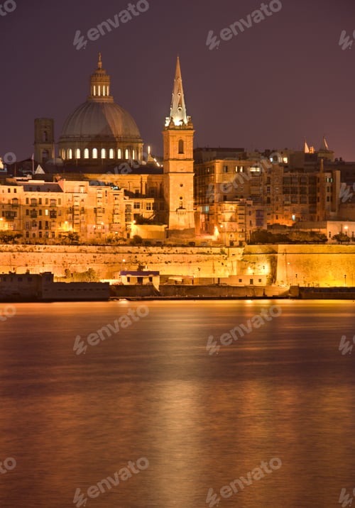 Preview: Valletta At Night, Malta