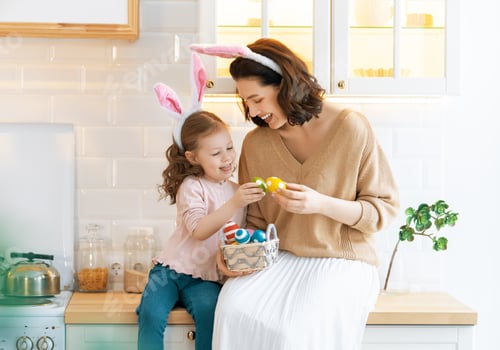 Preview: Family preparing for Easter