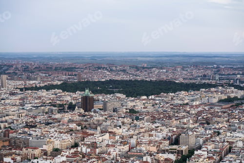 Preview: Cityscape skyline view of Madrid