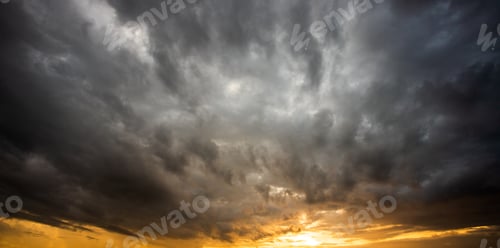 Preview: colorful dramatic sky with cloud at sunset.beautiful sky with clouds background