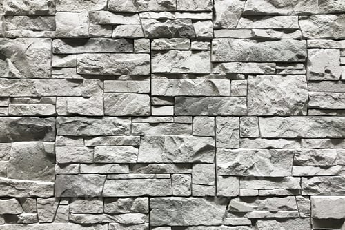 Preview: Stone wall with a grey color. Concept interior design background and texture