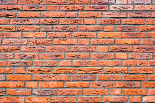 Preview: Close-Up of a Rustic Orange Brick Wall