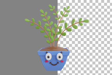 Preview: Cute Plant 3D Icon