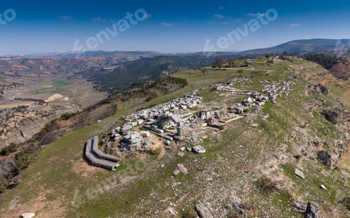 Preview: Apollon Lairbenos Temple Ruins on Asartepe Hill in Denizli Turkey