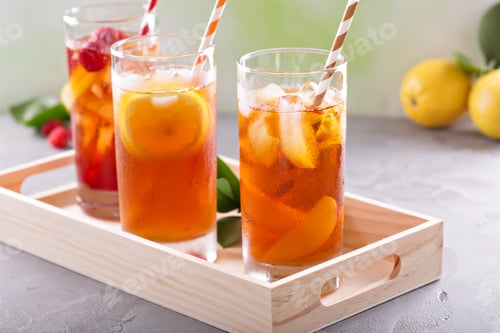 Preview: Iced tea variety in tall glasses