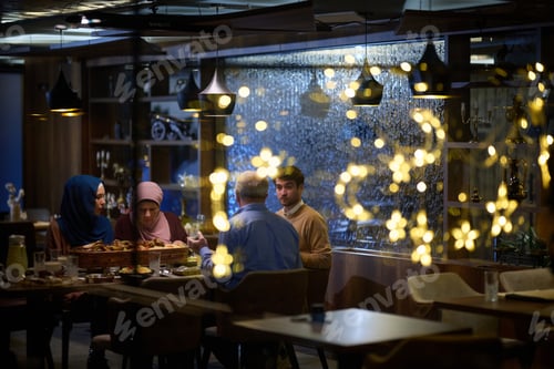 Preview: A modern and traditional European Islamic family comes together for iftar in a contemporary