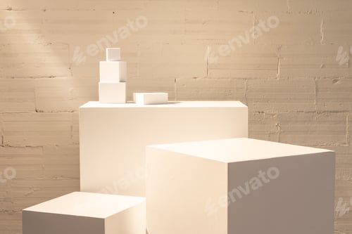 Preview: Pedestals product photography mockup