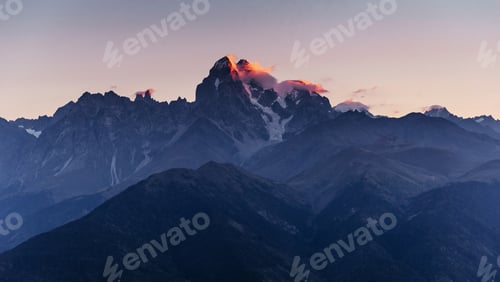 Preview: Rocky Mountains in Georgia. Europe, Upper Svaneti