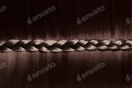 Preview: Closeup on luxurious glossy hair