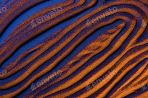 Preview: top view of abstract textured background with sand, smooth waves and color filter