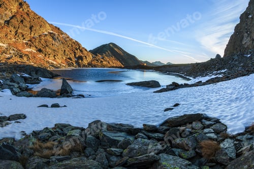 Preview: Caltun lake in Fagaras Mountains