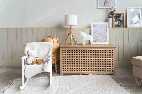 Preview: Interior items of a children's room close-up