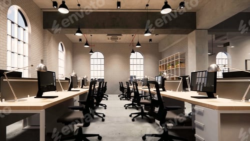 Preview: 3D office design interior