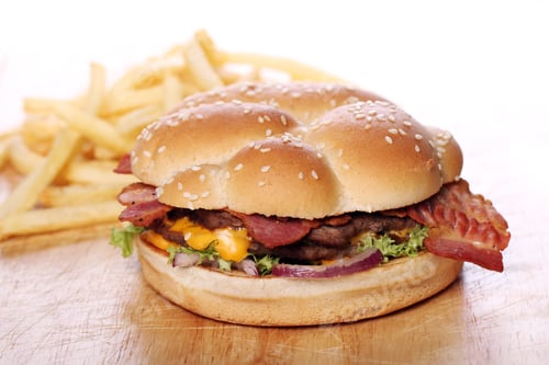 Preview: Big burger and chips
