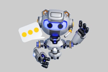 Aperçu: Robot avec signe de paix