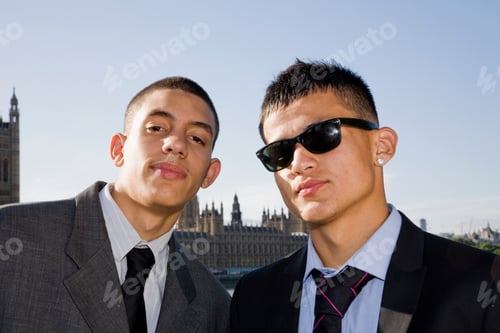 Preview: Multi cultural Teenagers in suits