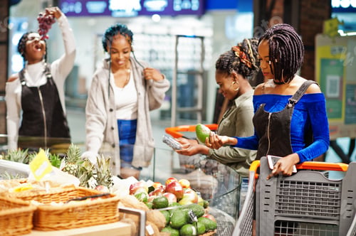 Preview: Africans at supermarket
