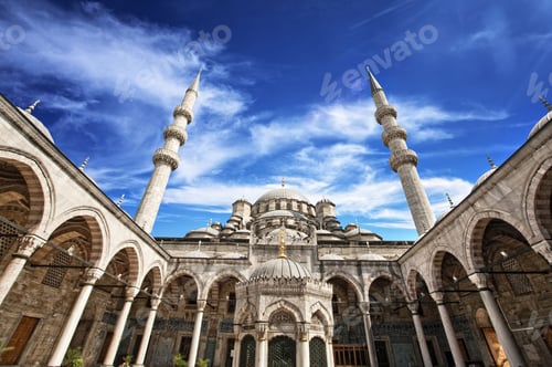 Preview: Beautiful New Mosque Fatih mosque in Istanbul, Turkey