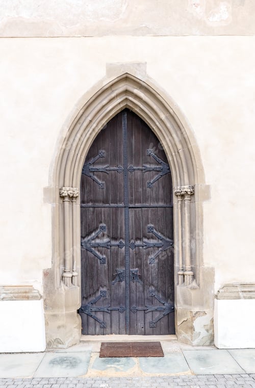 Preview: Old church or castle door