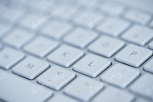 Preview: Keyboard of laptop closeup