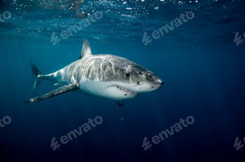 Preview: Great white shark.