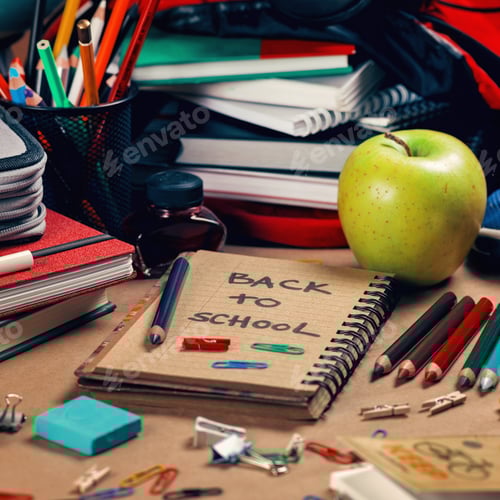 Visualização: Material escolar