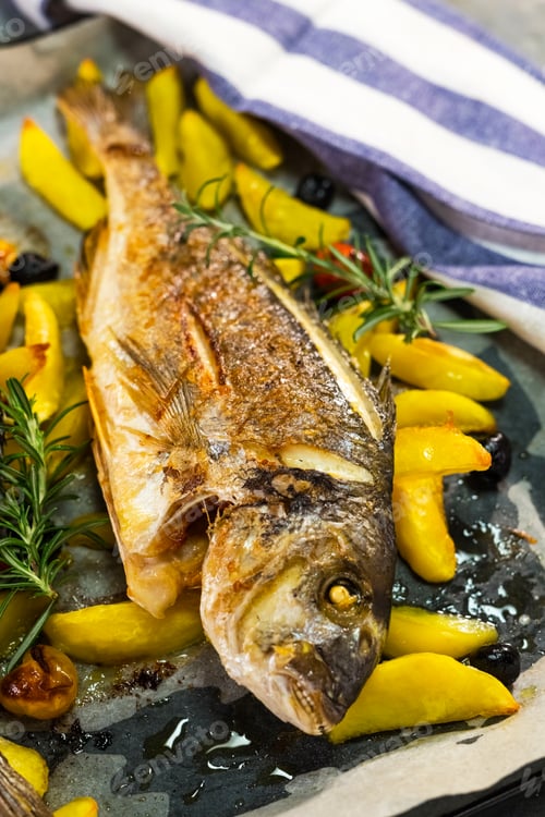 Preview: Grilled gilt-head bream