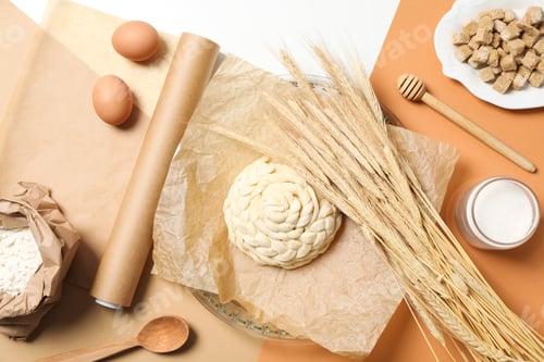 Preview: Concept of accessories for cooking and baking - baking paper