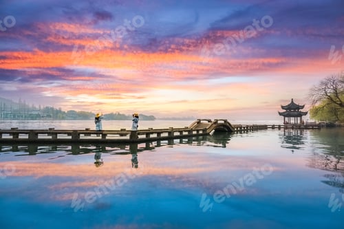 Preview: beautiful hangzhou west lake scenery