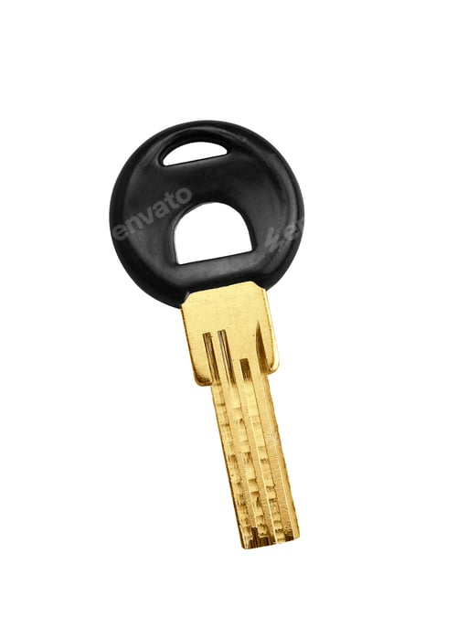 Preview: Car key isolated on white