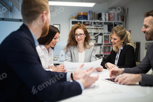 Preview: Business colleagues in conference room
