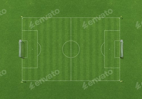 Preview: Soccer field, overhead view