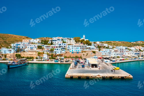 Preview: Adamantas Adamas harbor town of Milos island, Greece