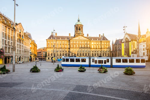 Preview: Amsterdam cityscape view