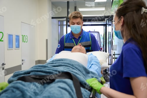 Preview: Paramedics brought the victim to the emergency room