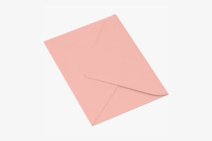 Preview: Closed Envelope - Pink Invitation