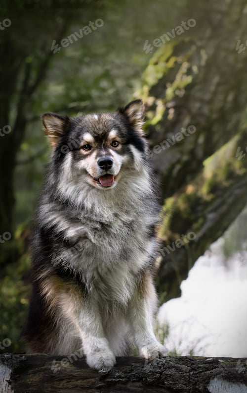 Preview: Portrait of Finnish Lapphund dog