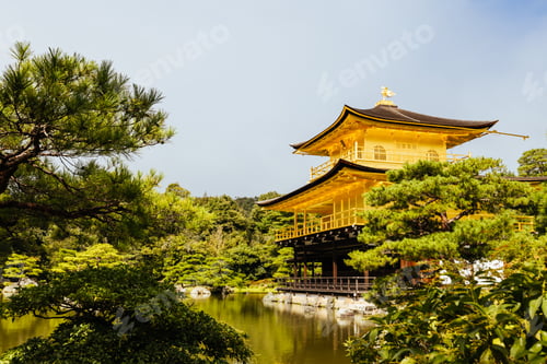 Preview: Kinkakuji Temple (The Golden Pavilion) in Kyoto Japan