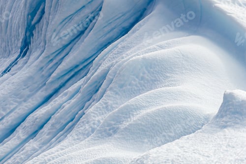 Preview: Closeup shot of a massive iceberg in Disko Bay, Greenland
