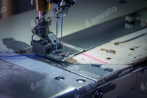 Preview: Professional dual needle sewing machine