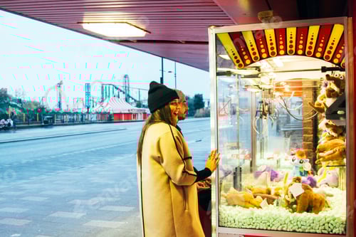 Preview: young adults at arcade