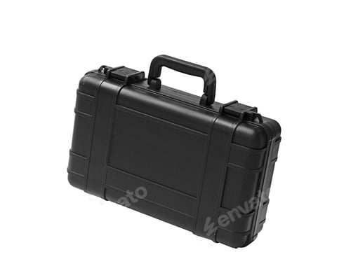 Preview: Plastic tool box isolated