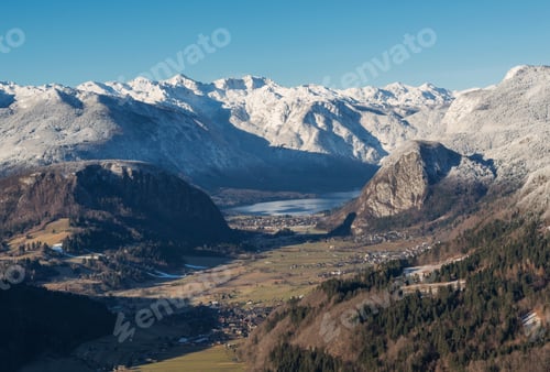 Preview: Winter mountains landscape