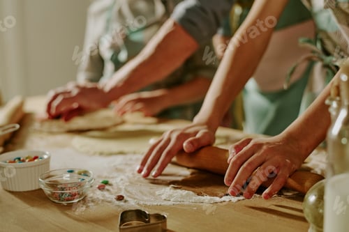 Preview: Preparing Homemade Cookies with Colorful Sprinkles