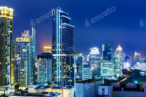 Preview: Bangkok Skyline At Night