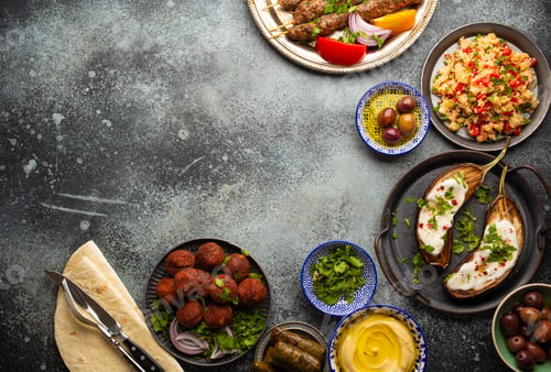 Preview: Middle eastern dinner table
