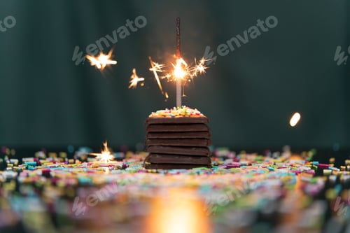 Preview: Chocolate with the sparkler