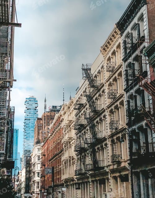Preview: Buildings in the Soho area in New York